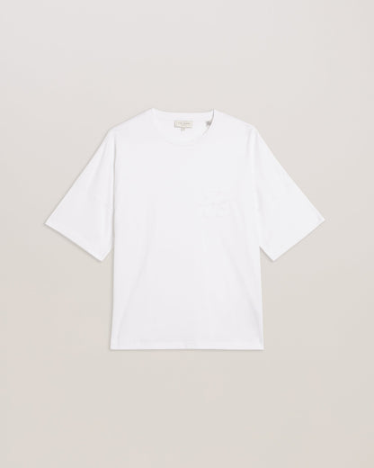 Women's Malorry-Branded Boxy Tee With Short Sleeve White