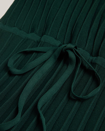 Women's Mariiya-Angel Sleeve Knit Maxi Dress Dk-Green