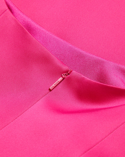Women's Kavala-Tie Strap Bodice Waist Mini Dress Fuchsia