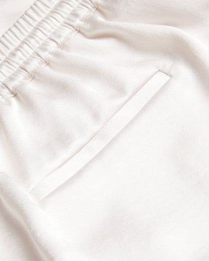 Women's Natori-Satin Slim Taper Jogger Ivory