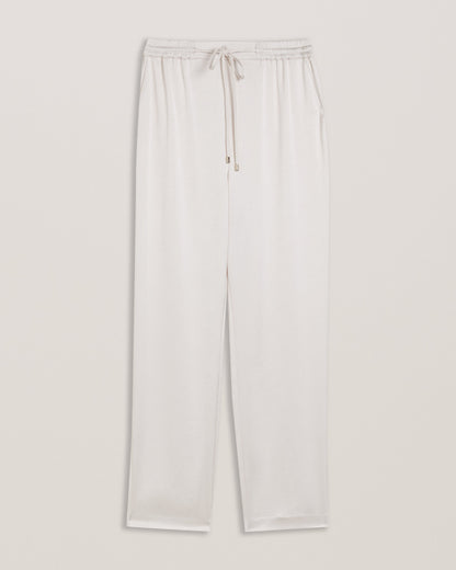Women's Natori-Satin Slim Taper Jogger Ivory