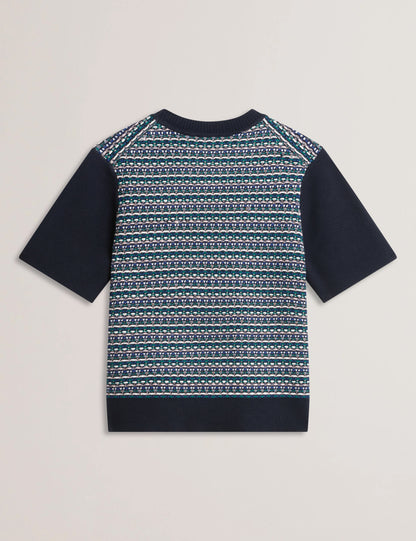 Womens KATLAA-Interest Knit Short Sleeve Tee