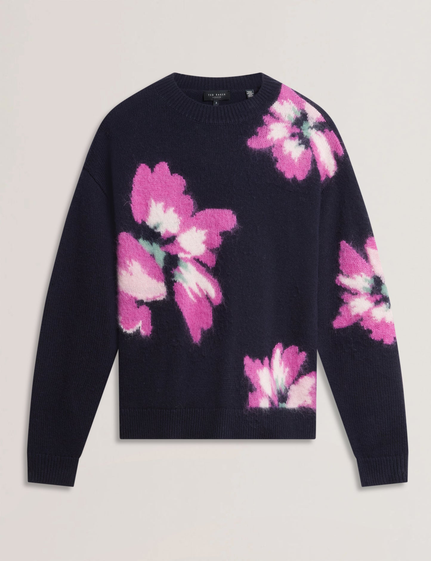 Women's PIPANN-Intarsia Knitted Floral Sweat
