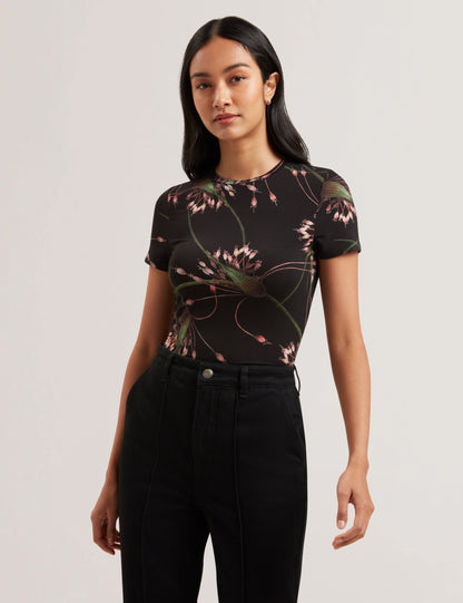 Women's LEXIII-Printed Fitted Tee