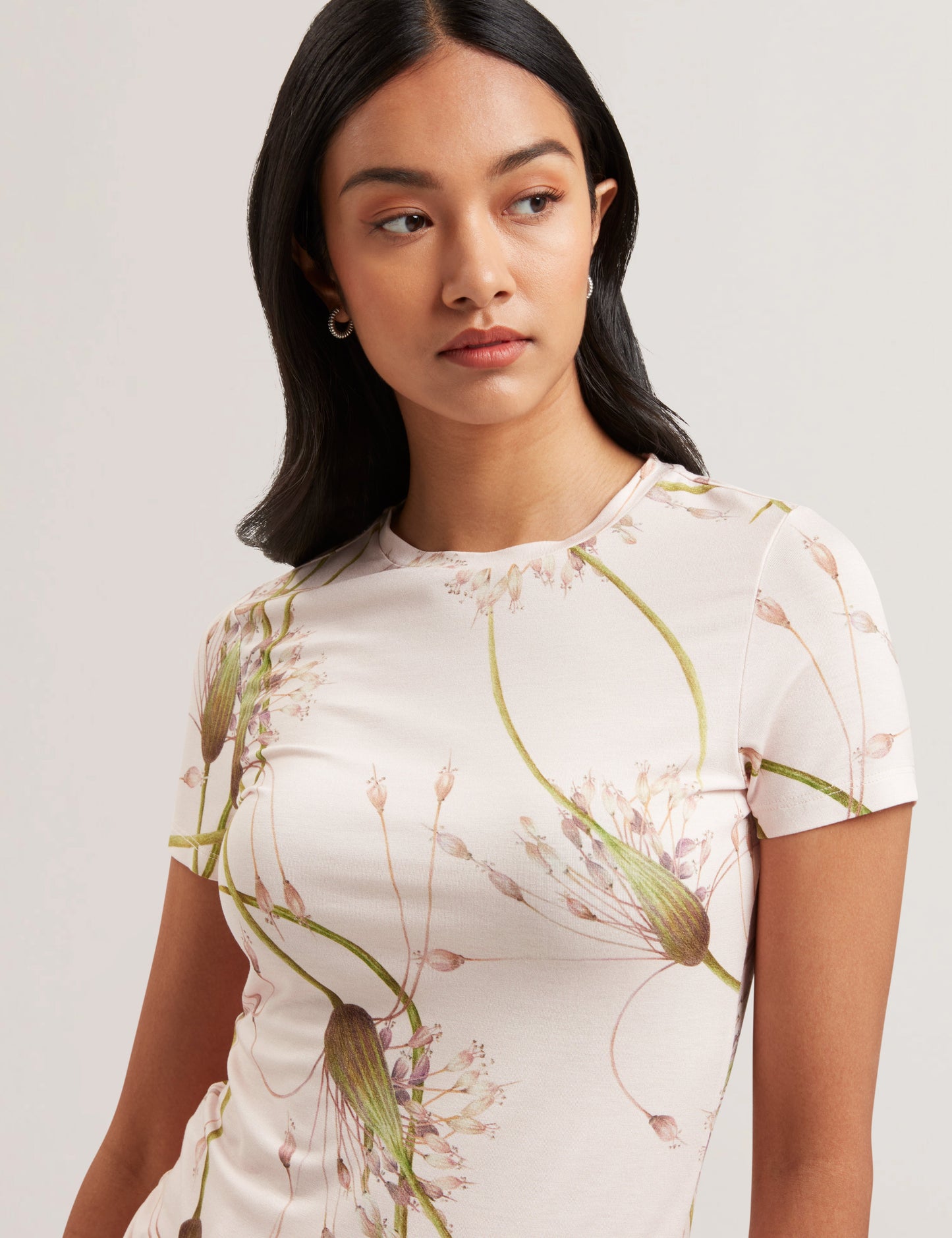 Womens LEXIII-Printed Fitted Tee