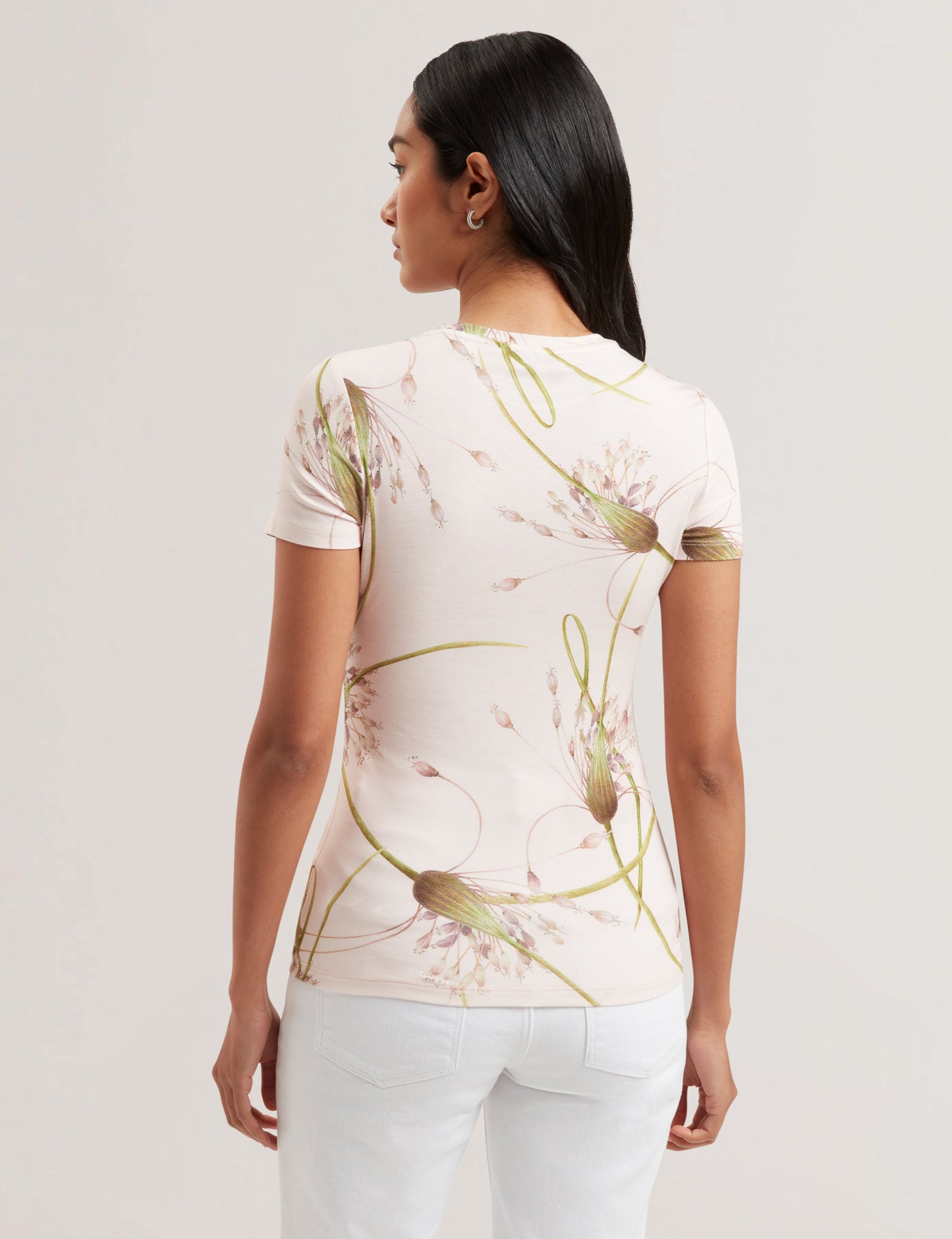 Womens LEXIII-Printed Fitted Tee