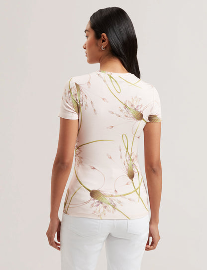 Womens LEXIII-Printed Fitted Tee