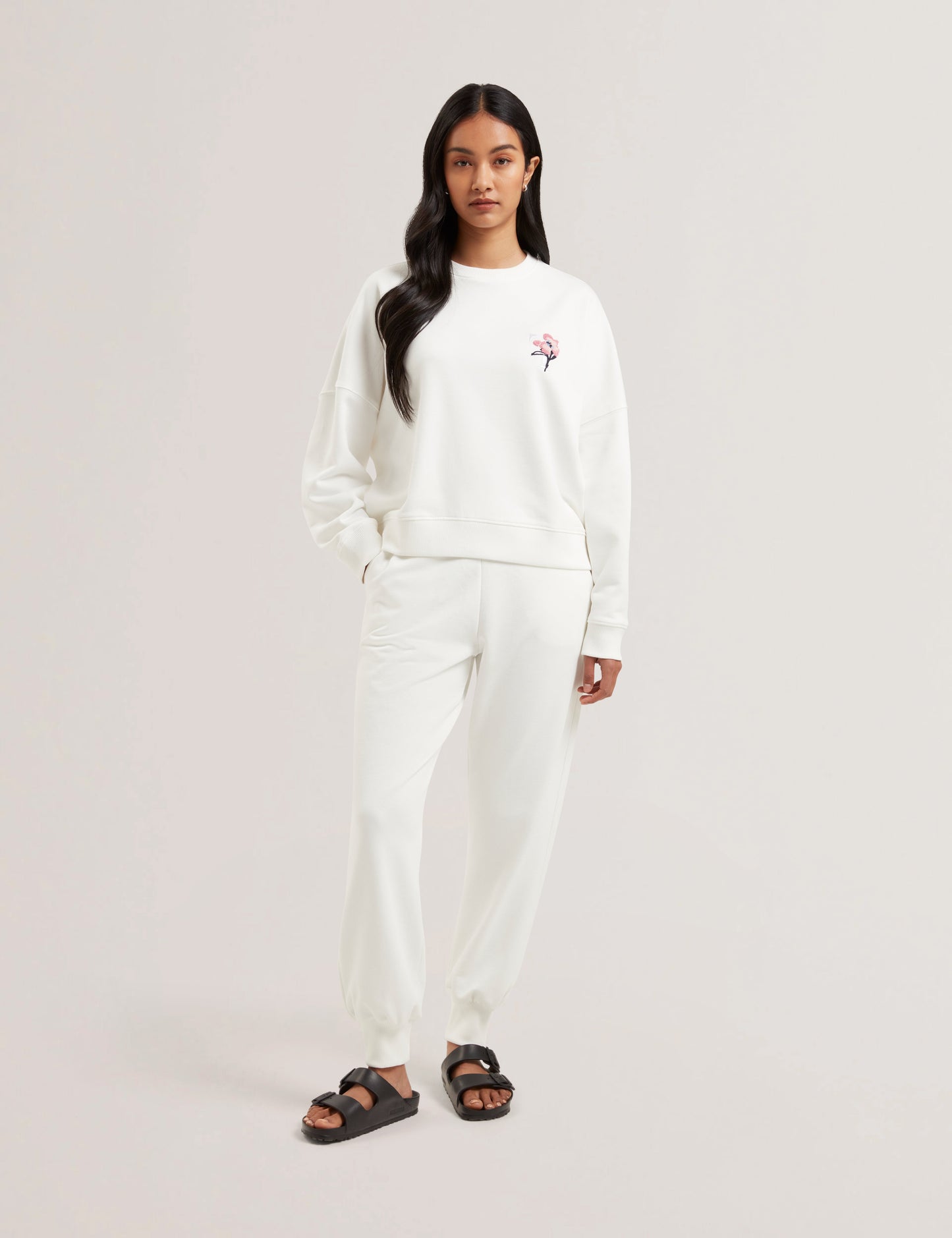 Women's JANETTT-Embroidered Logo Balloon Sleeve