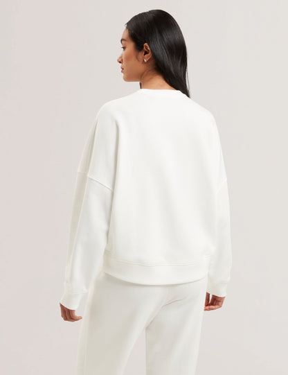 Women's JANETTT-Embroidered Logo Balloon Sleeve