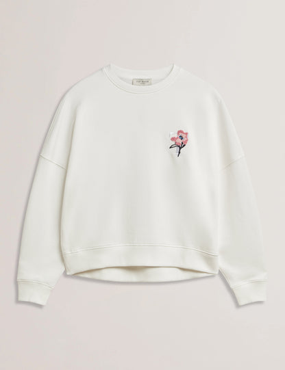 Women's JANETTT-Embroidered Logo Balloon Sleeve