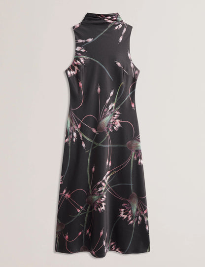 Women's Antua-Printed Cowl Neck Midi Slip Dress