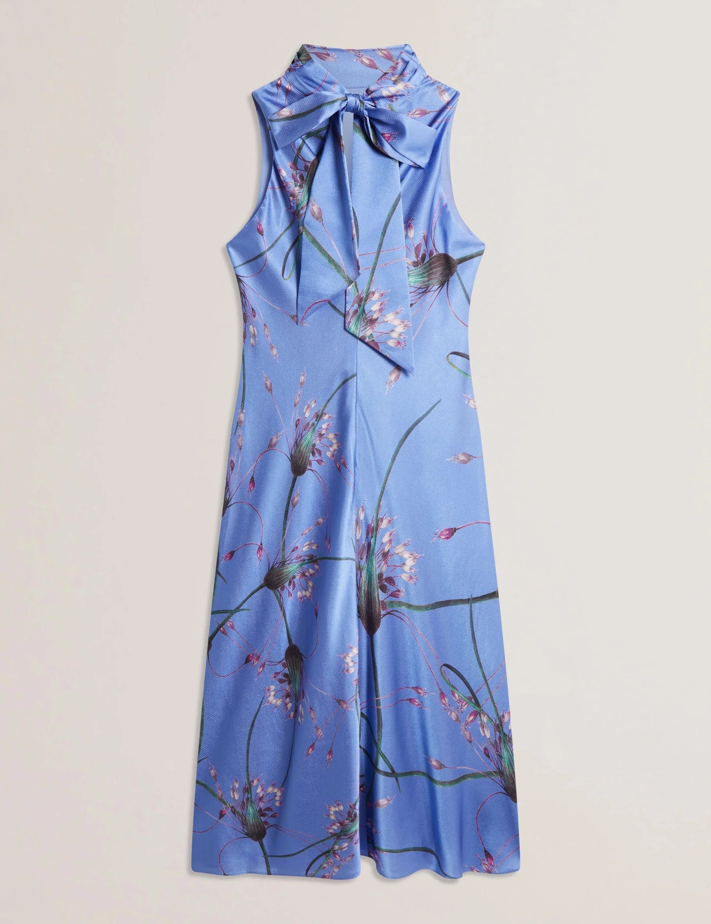 Women's ANTUA-Printed Cowl Neck Midi Slip Dress
