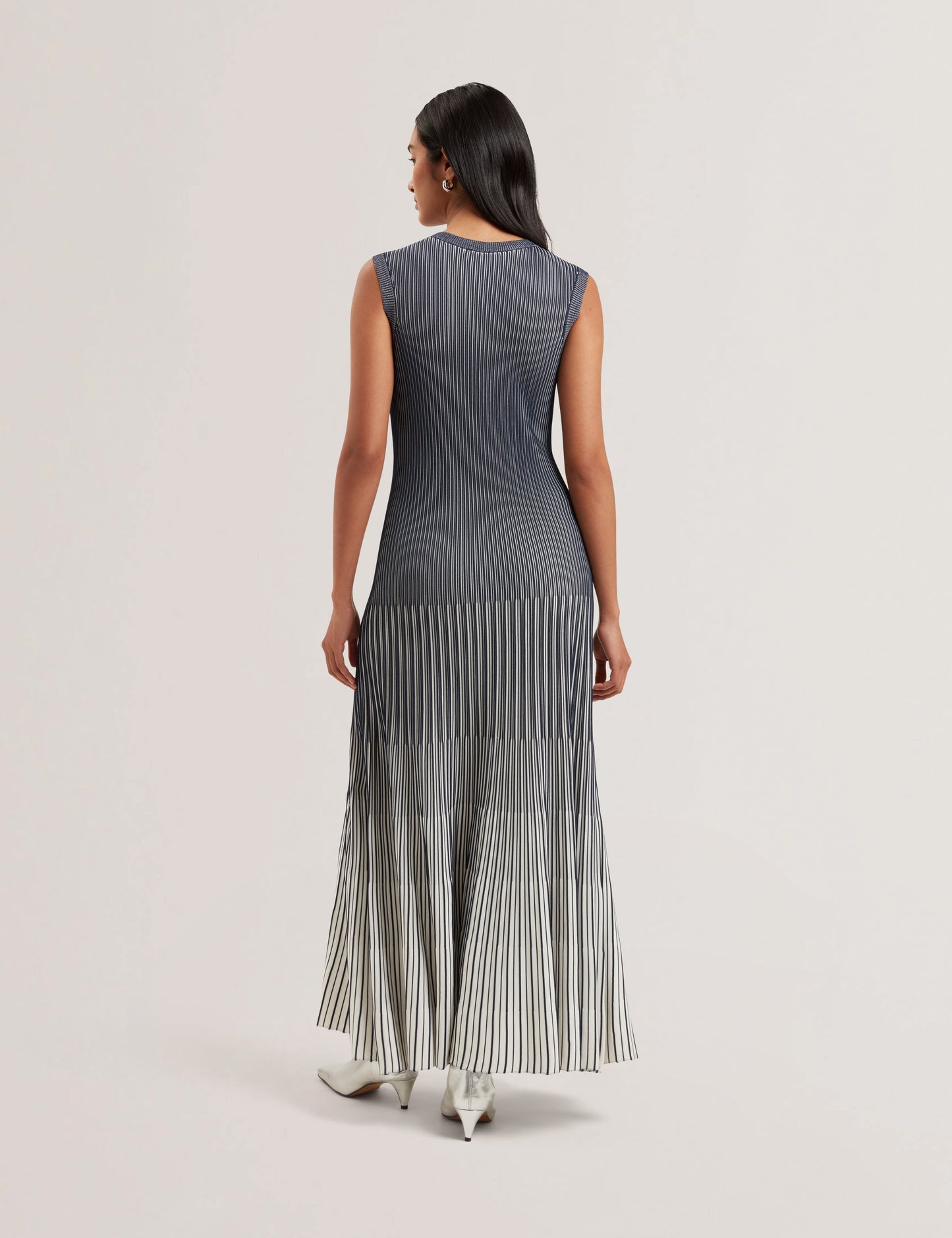 Women's DILYLAA-Textured Stripe Knitted Dress