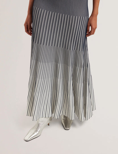 Women's DILYLAA-Textured Stripe Knitted Dress