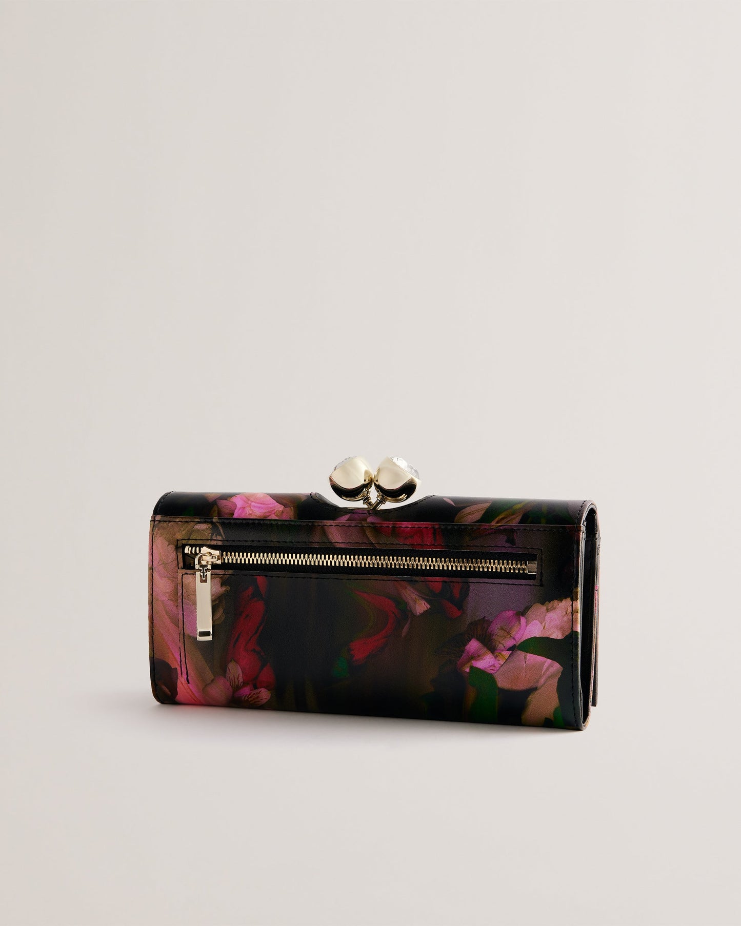 Women's Safile-Printed Bobble Purse Black