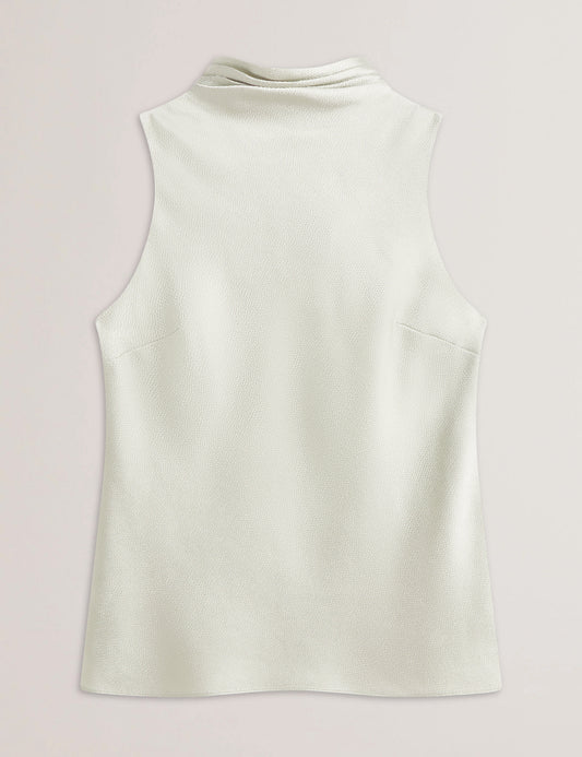 Women's ANINI-Cowl Neck Sleeveless Top