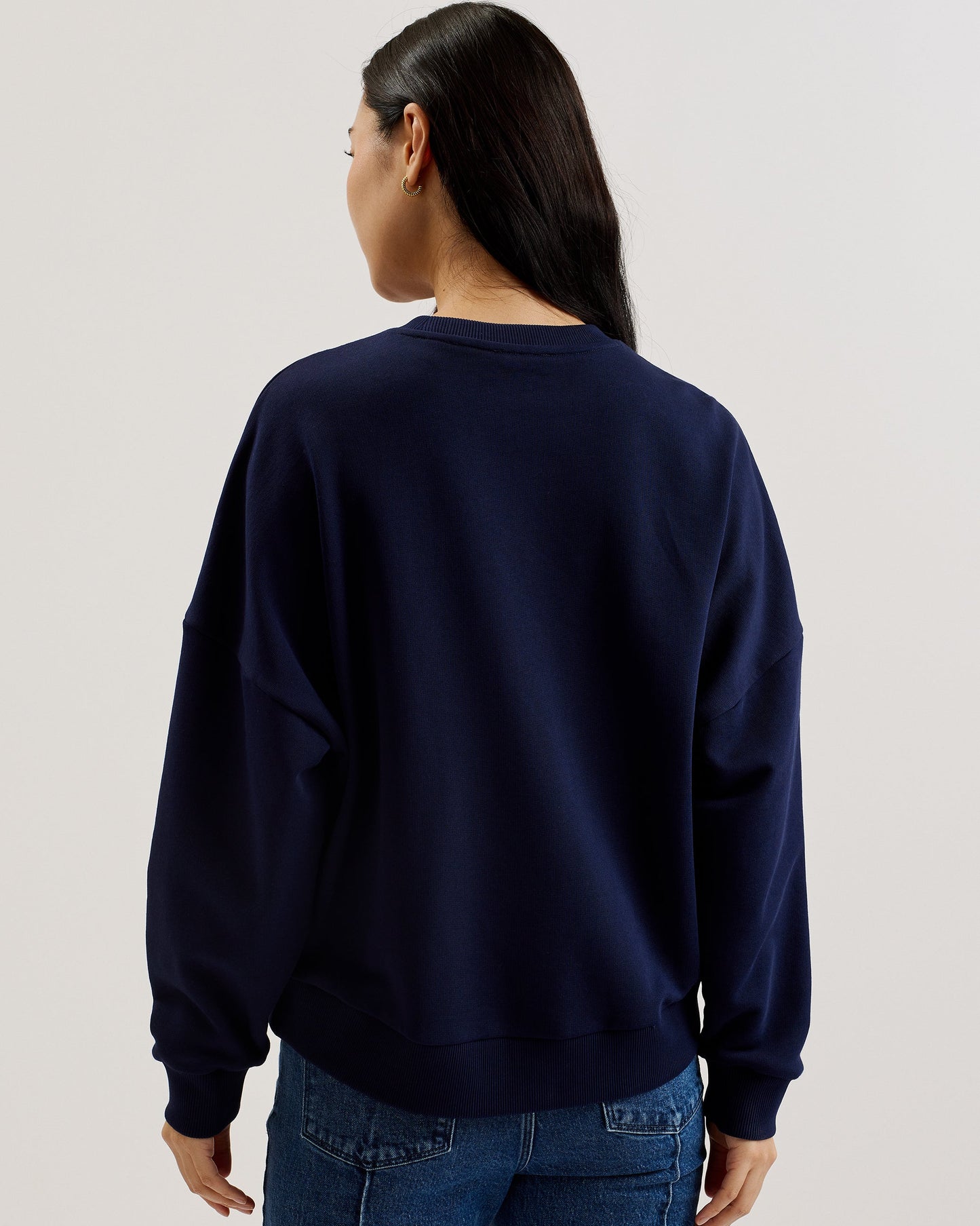 Women's Raynahh-Graphic Floral Sweatshirt Navy