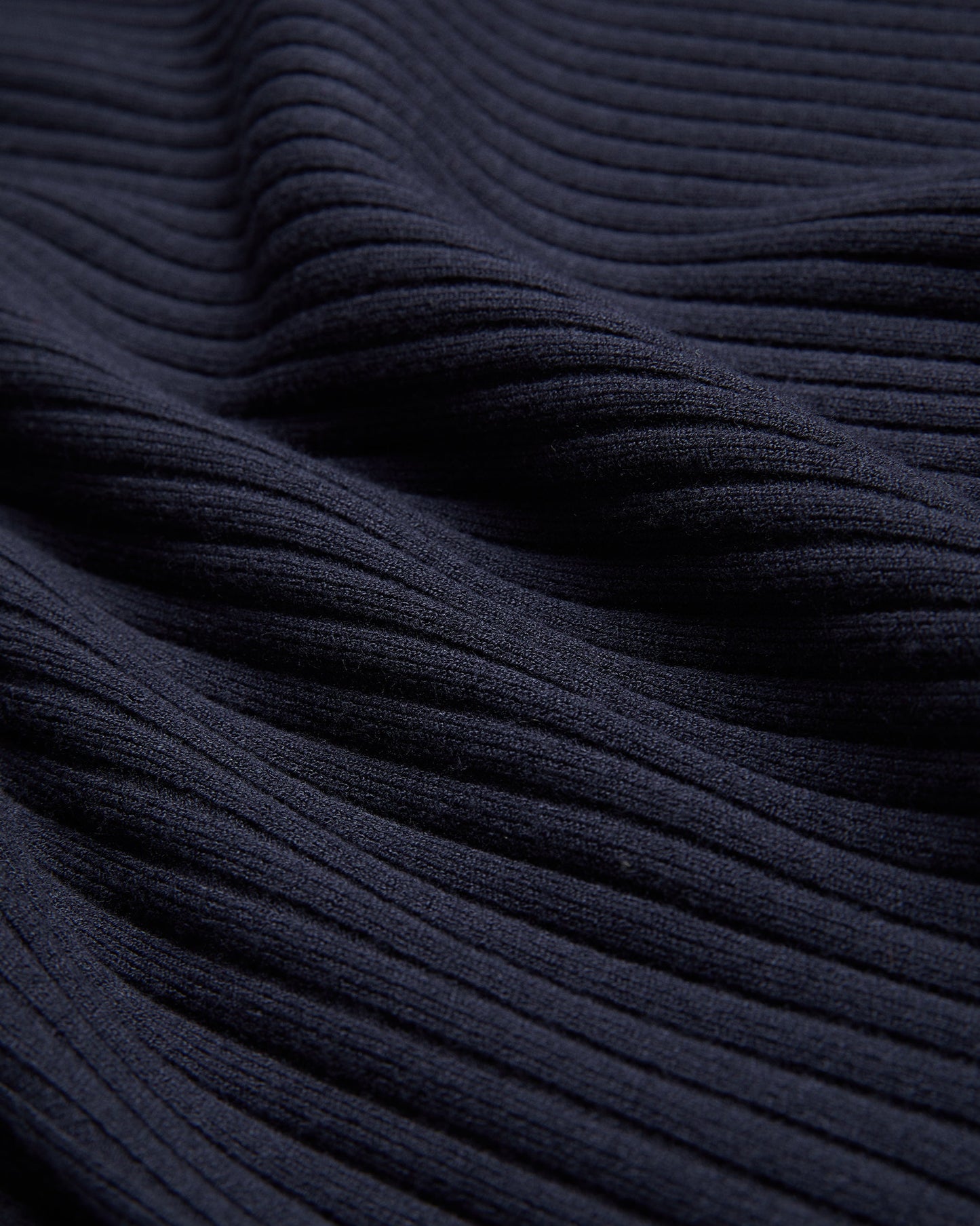 Women's Sandiii-Ribbed Crew Neck Knitted Column Maxi Navy