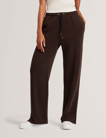 NOWELLL: Cupro Split Hem Jogger