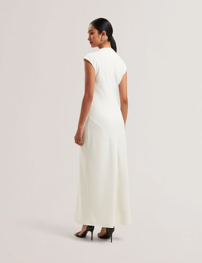 Women's KYAMOS-Drape Detail Slip Maxi Dress