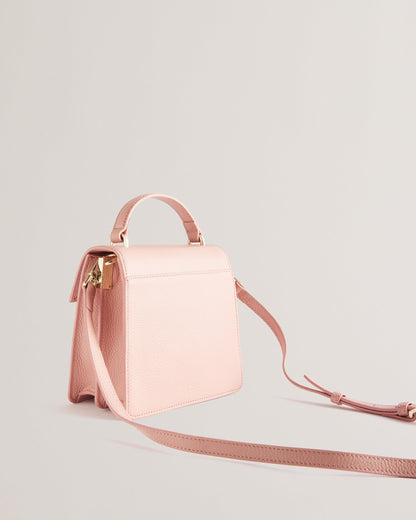 Women's Roselii-Bar Detail Medium Top Handle Bag Pink