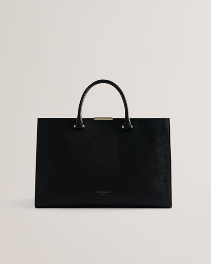 Women's Rosane-Bar Detail Medium Tote Bag Black