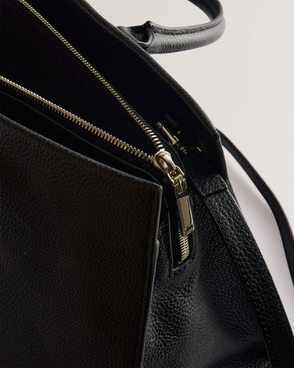 Women's Rosane-Bar Detail Medium Tote Bag Black