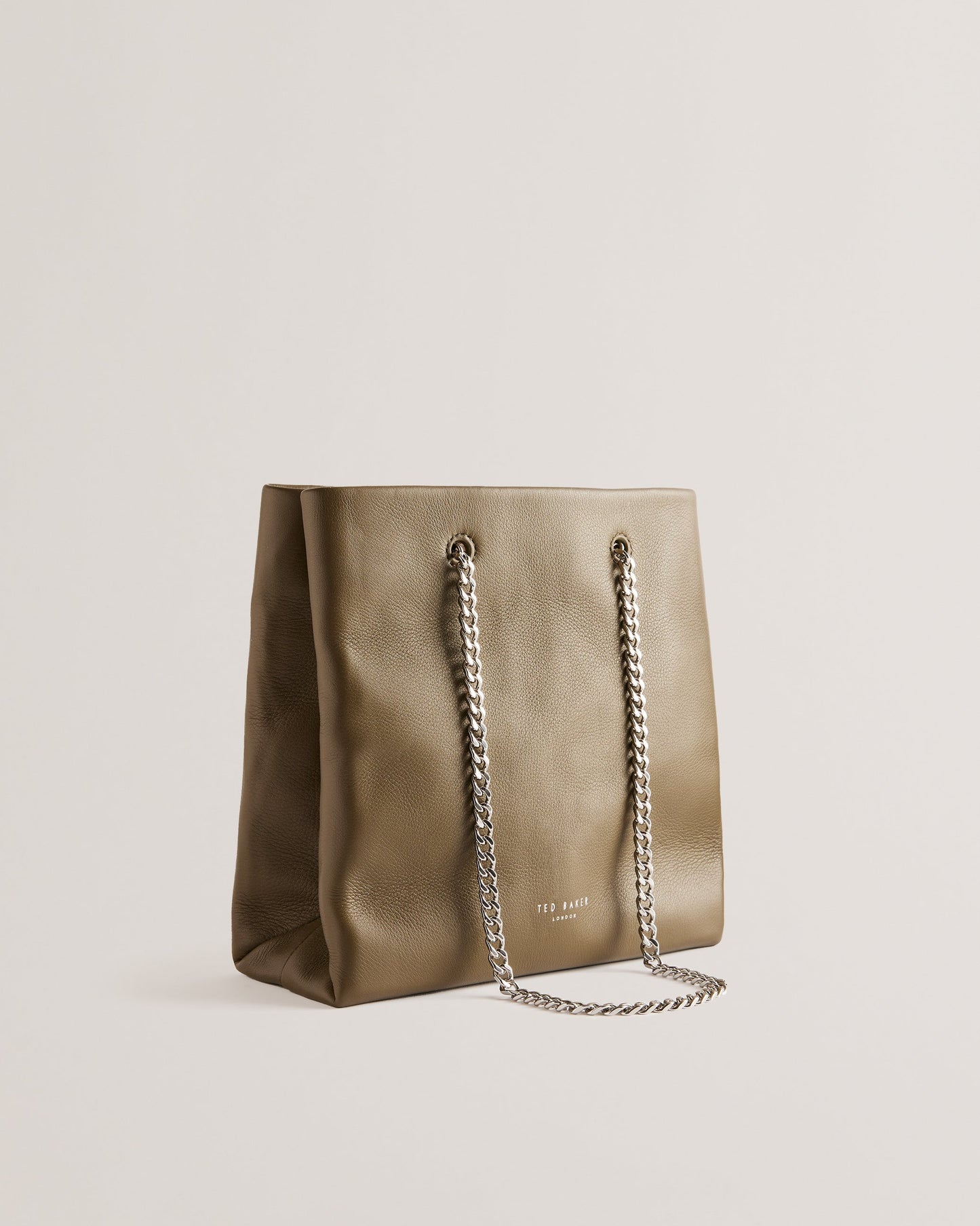 Women's Stalia-Checked Stitch Detail Small Bag Khaki
