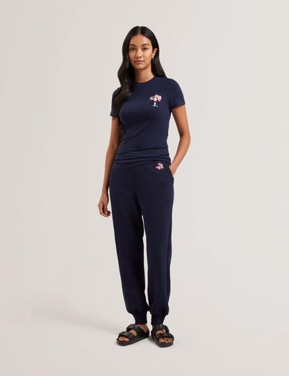 Women's CARNELA-Embroidered Logo Short Sleeve
