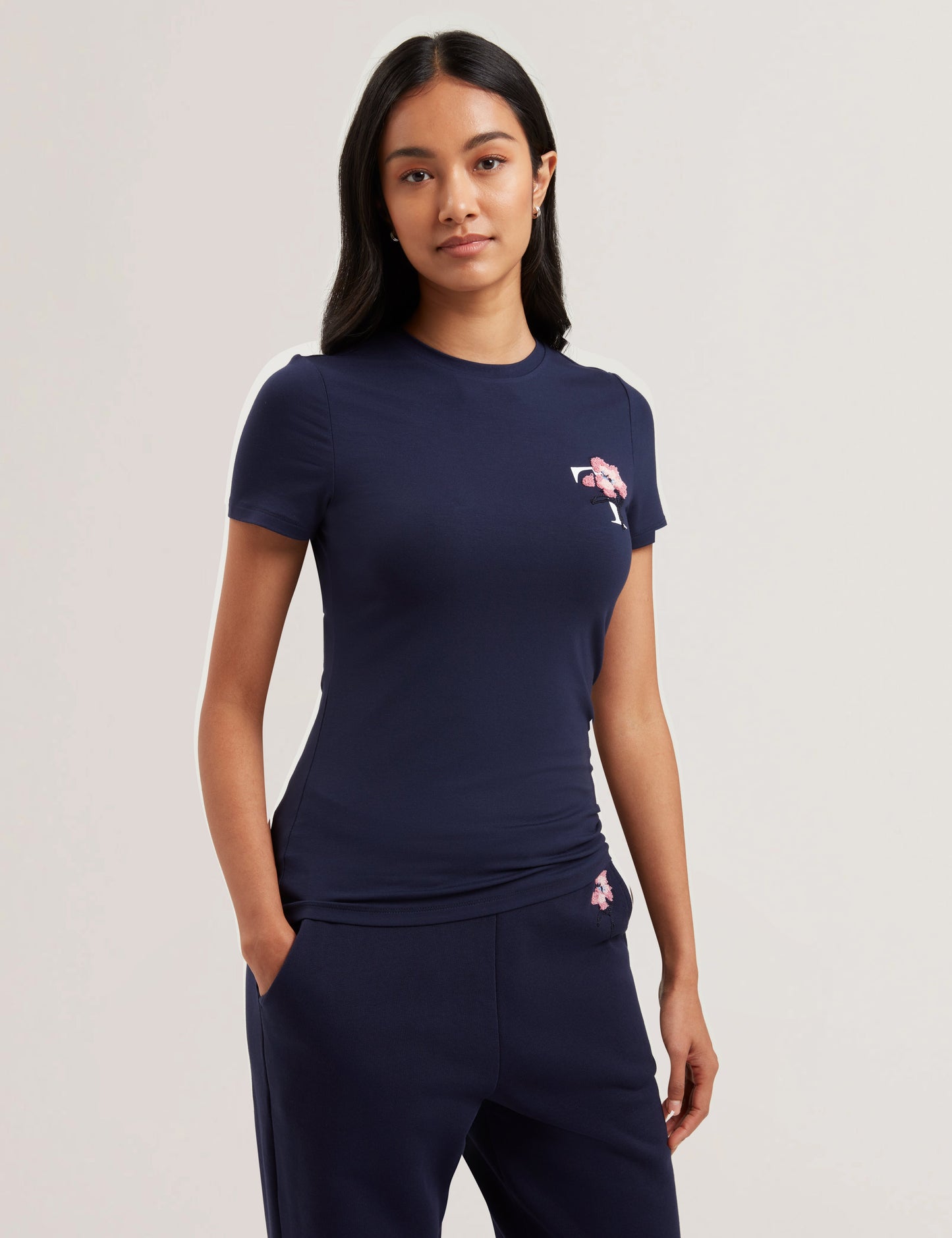 Women's CARNELA-Embroidered Logo Short Sleeve