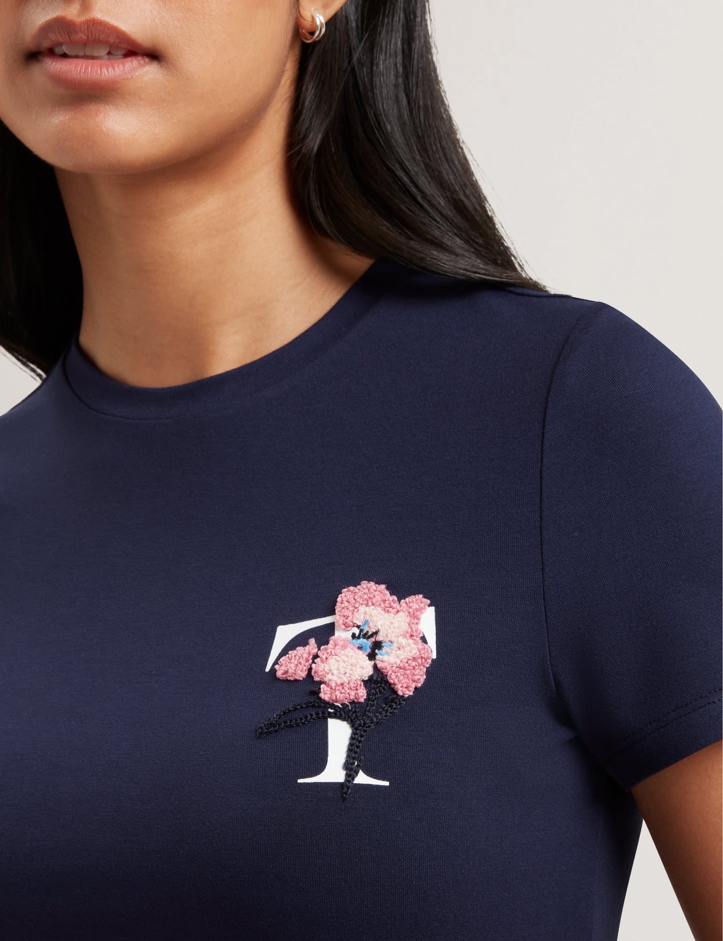 Women's CARNELA-Embroidered Logo Short Sleeve