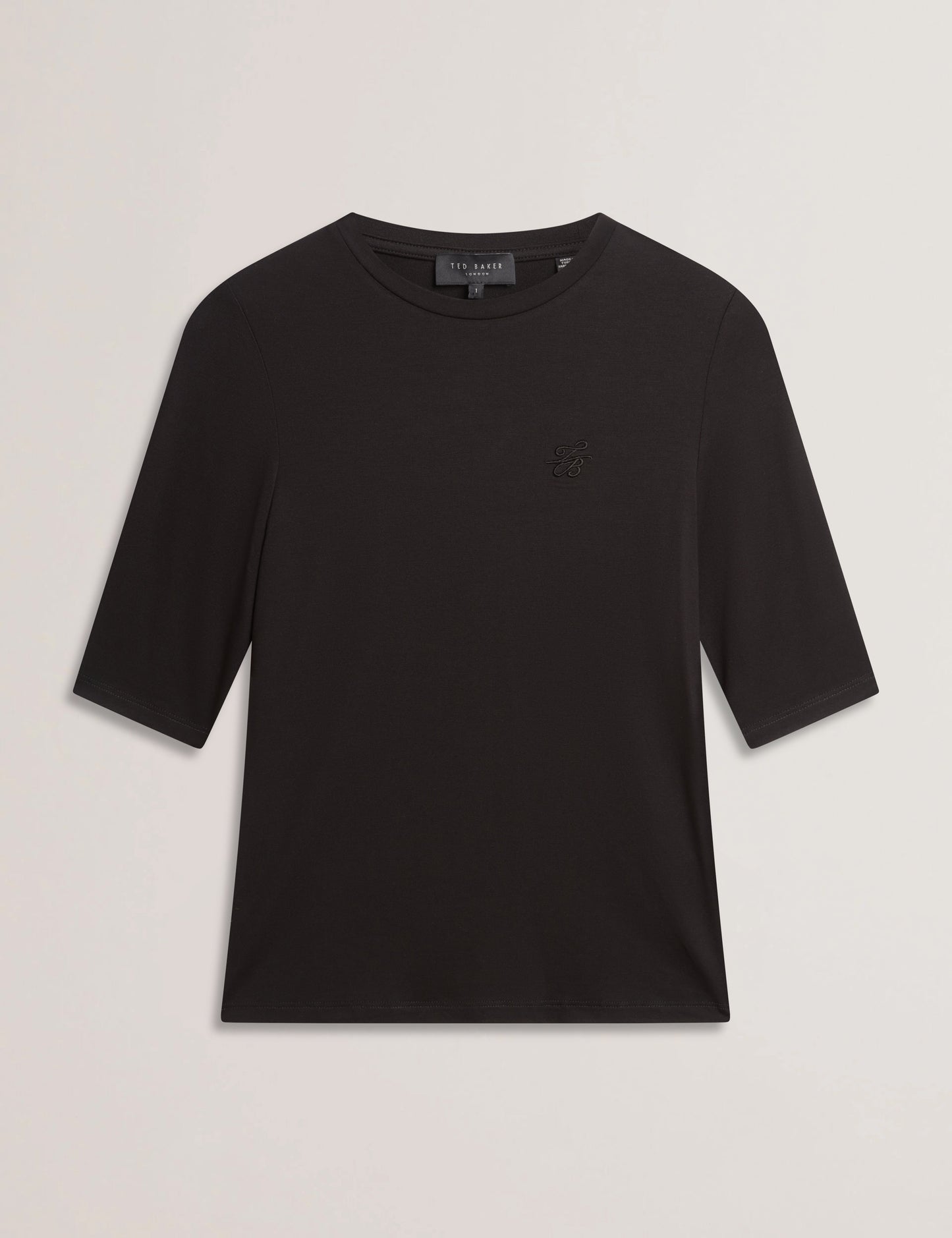 Womens CASY-Fitted Half Sleeve Chest Brande
