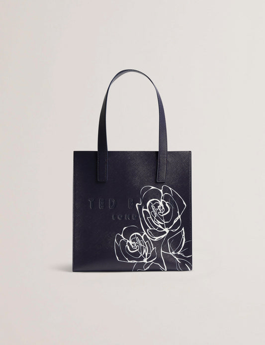 Women's ALUMCON-Linear Rose Small Icon Bag Navy