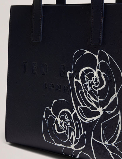 Women's ALUMCON-Linear Rose Small Icon Bag Navy