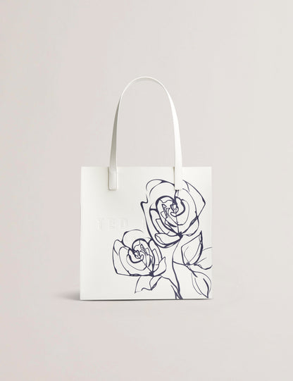 Women's ALIMCON-Linear Rose Large Icon Bag Cream
