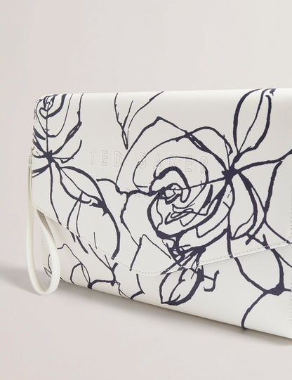 Women's ALMIKON-Linear Rose Pouch Cream
