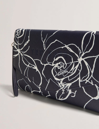 Women's ALMIKON-Linear Rose Pouch Navy