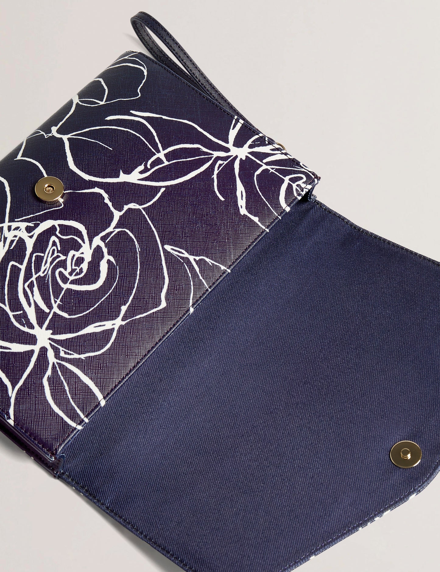Women's ALMIKON-Linear Rose Pouch Navy