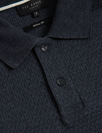 Men's REDMAN-SS Regular Textured Polo