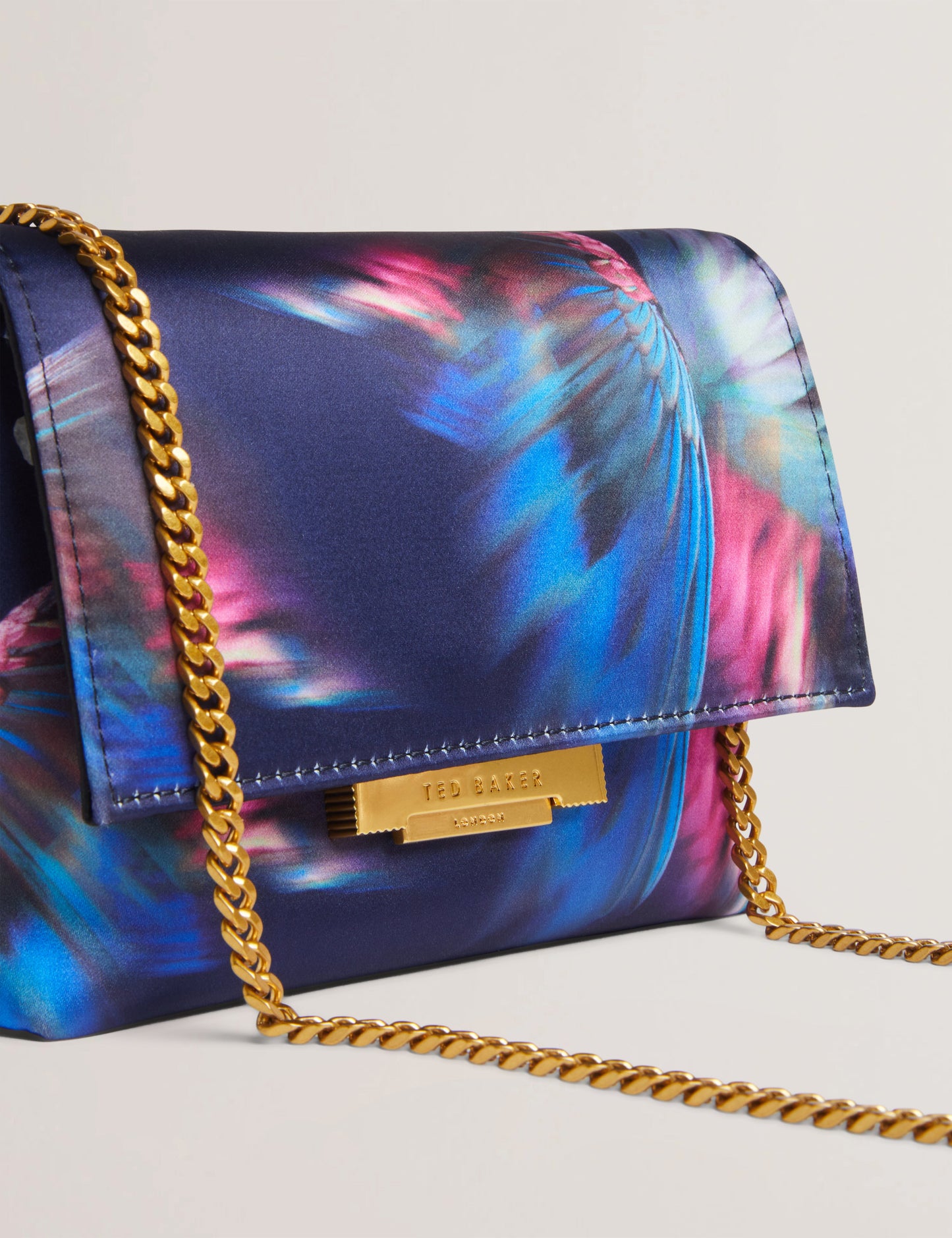 Women's LIBBEA-Feather Print Crossbody bag Navy