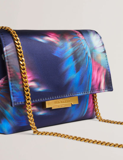 Women's LIBBEA-Feather Print Crossbody bag Navy