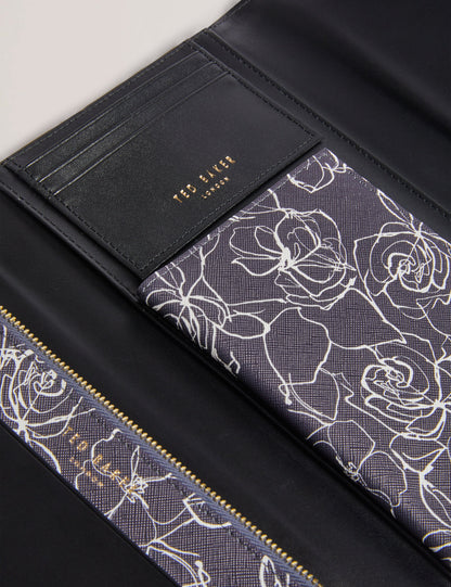 Women's KELLES-Linear Rose Travel Wallet