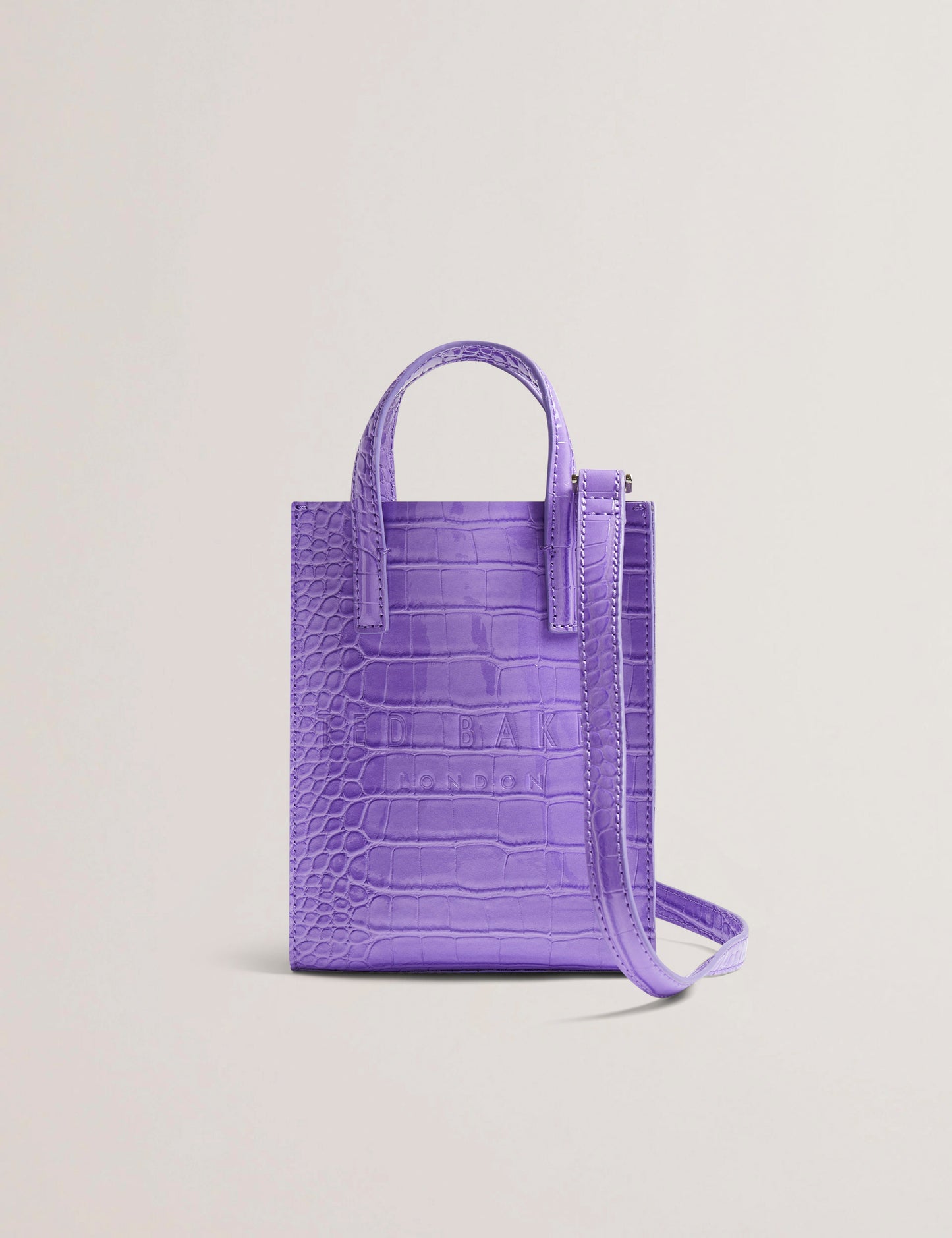 Women's GATOCON-Croc Effect Mini Icon Bag