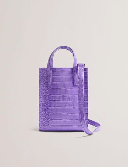 Women's GATOCON-Croc Effect Mini Icon Bag