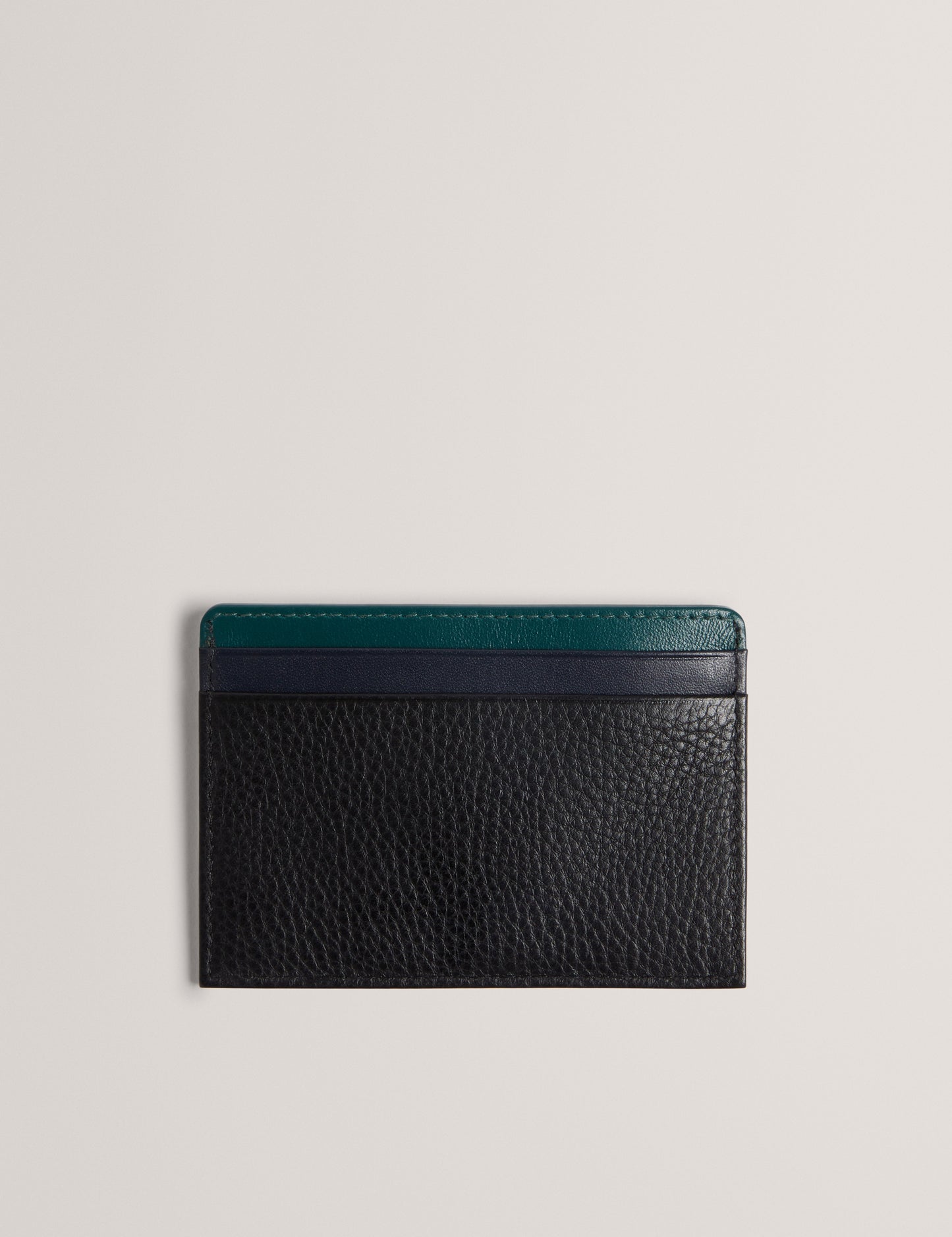Mens GRAYTON-Stripe Leather Cardholder