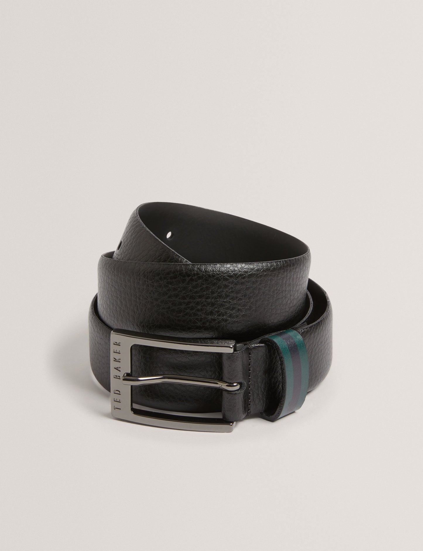 Kendon-Stripe Leather Belt