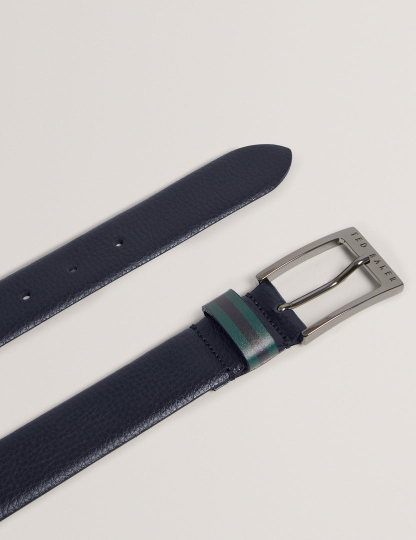 Kendon-Stripe Leather Belt