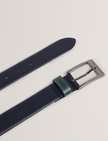 Kendon-Stripe Leather Belt