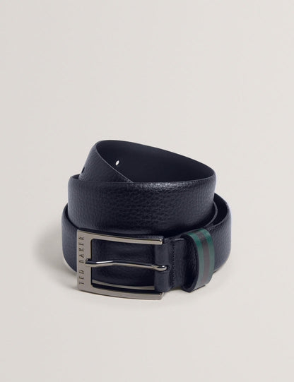 Kendon-Stripe Leather Belt
