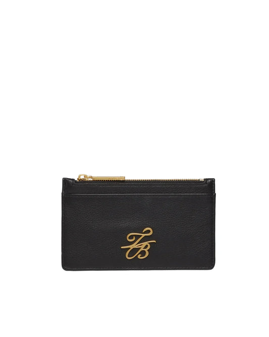 Women's MARLEAH-TB Script Zip Card Holder